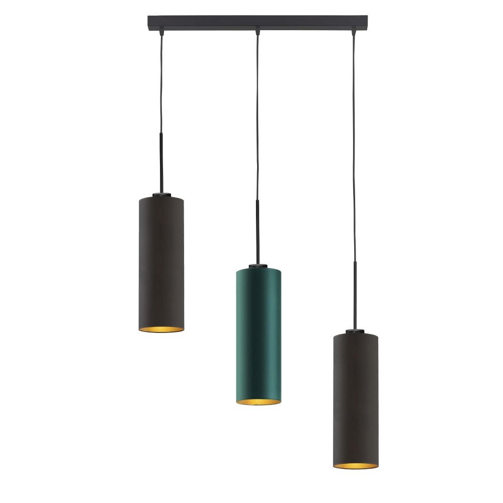Lampa wisząca zwis żyrandol sufitowa z abażurami tuba BELL Z3
