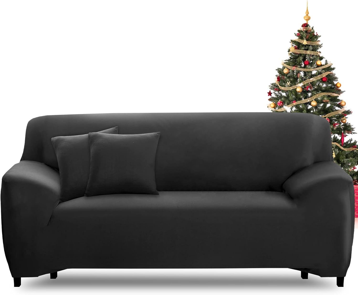 Housse de Canapé Extensible 3 Places Revêtement de Canapé avec