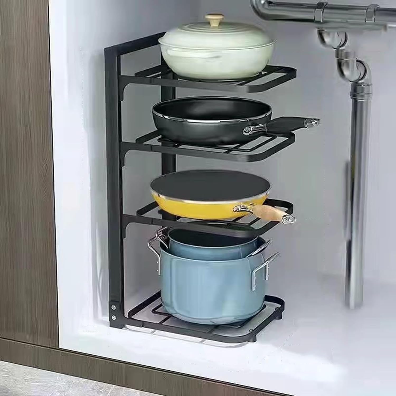 BONNIE®Étagère De Rangement - Décoration Pour Maison,cuisine, Argenté