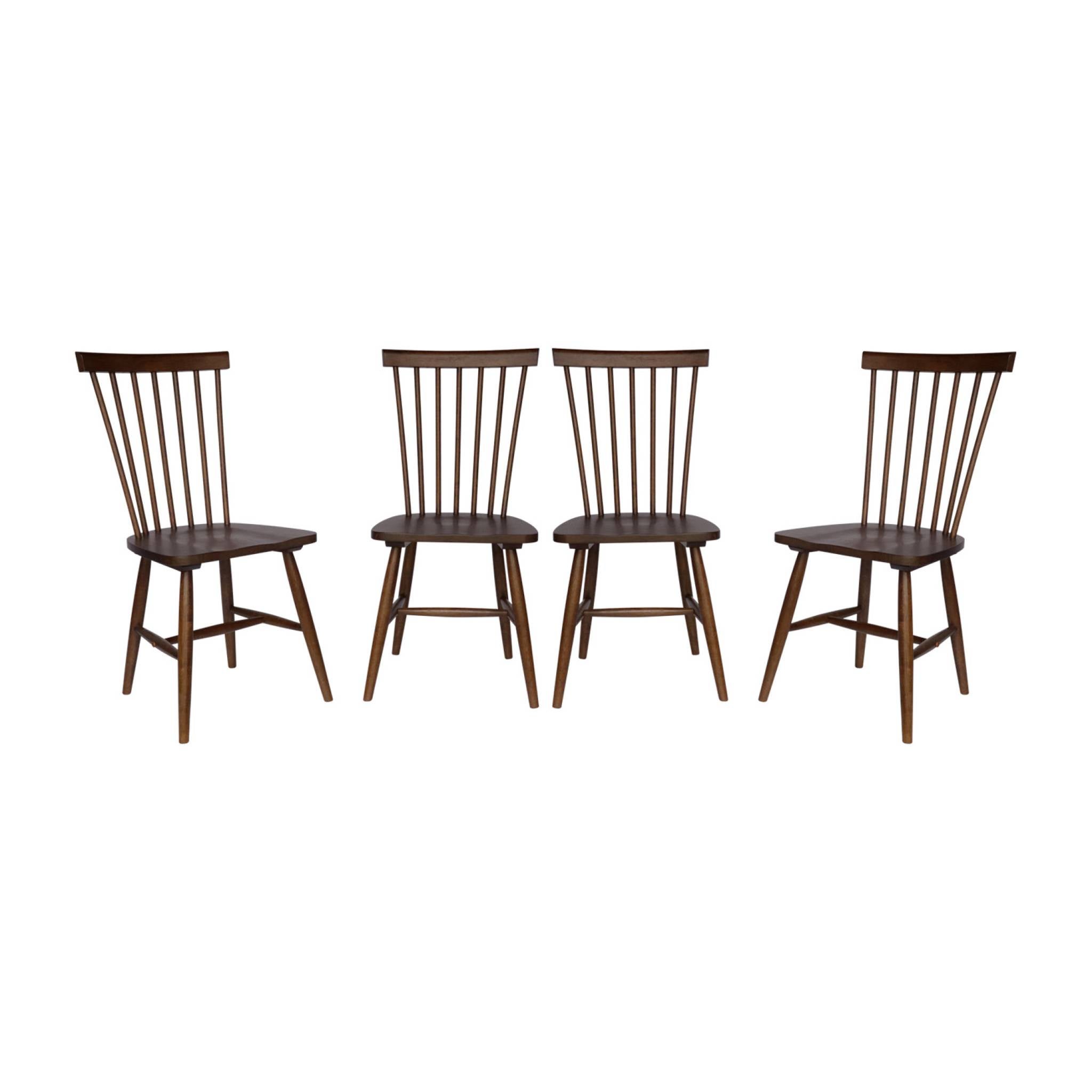 Lot de 4 chaises bleues. rétro empilables. bois d'hévéa et contreplaqué