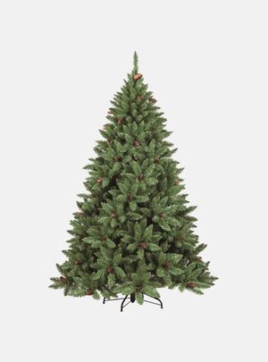 Albero Di Natale Artificiale 120 Cm – 220 Rami, Lussureggiante E Compatto Per Piccoli Spazi