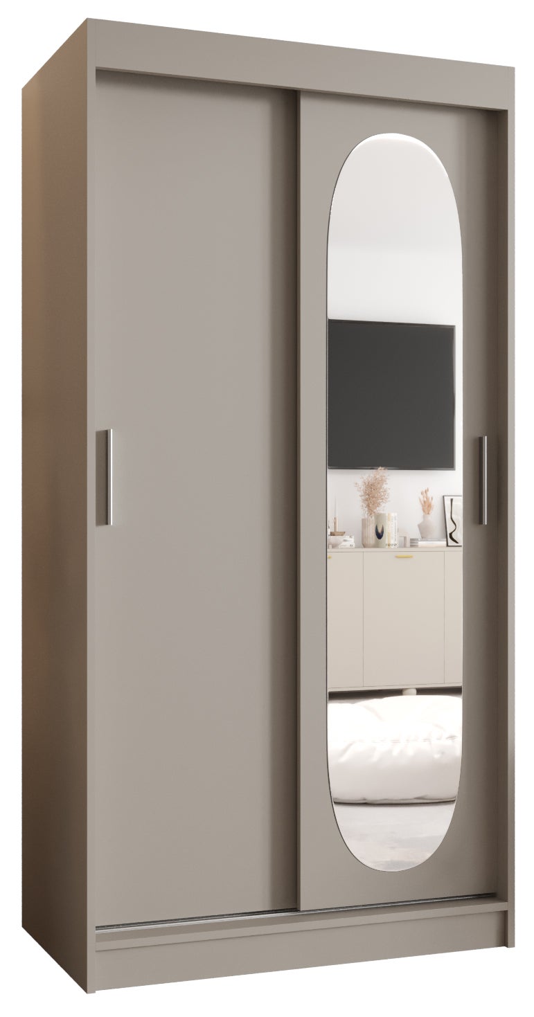 Szafa przesuwna garderoba ROYAL 100 x 62 x 200 cm Kaszmir