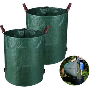 Big Bag Polypropylène 1 Tonne – Taille 95x95x135 Cm, 4 Sangles De Levage, Bec De Remplissage, Pour Déchets Jardin, Gravats