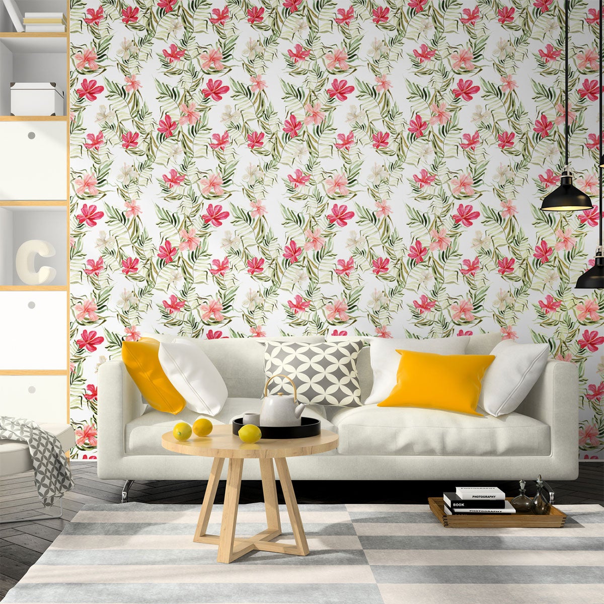 Adesivo carta da parati tropicale Ouro Preto - Sticker adesivo - adesivi murali - 50x50cm - 3