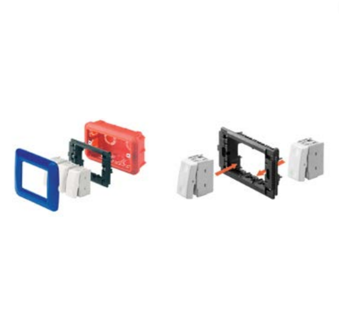 GW20579 Onduleur Unipolaire 250V 16Ax Générique 1 Module Blanc - 4