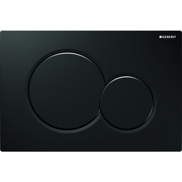 Geberit Plaque de déclenchement Geberit Sigma01, Noir brillant (115.770.DW.5)