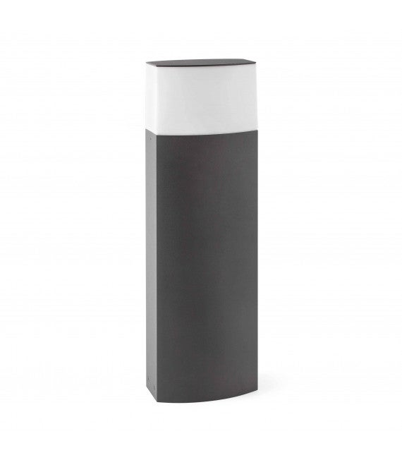 Balise de jardin gris foncé Datna h60 1 ampoule | Leroy Merlin