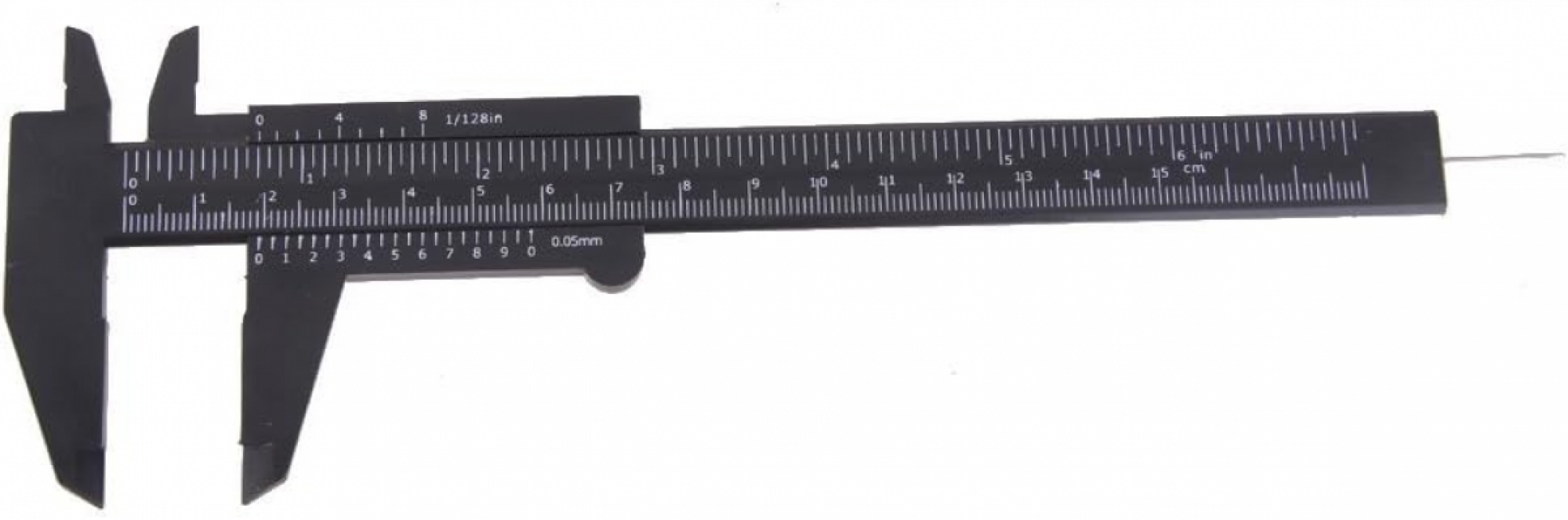 Mini suwmiarka ślizgowa z tworzywa sztucznego wielokrotnego użytku o długości 150 mm do prac ręcznych
