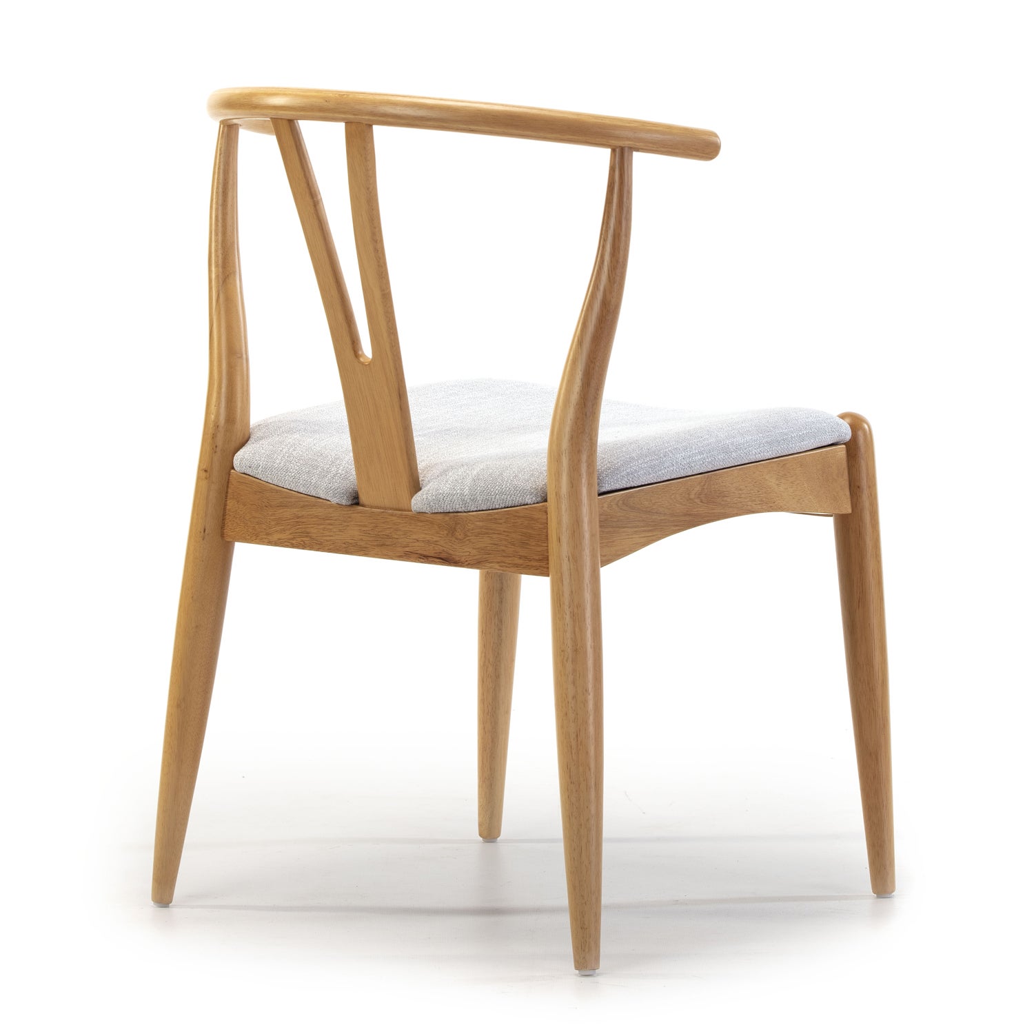 Pack 2 chaises Rustic, Couleur Chêne, Bois Massif, 55 cm x 54,5 cm x 76 cm - 4