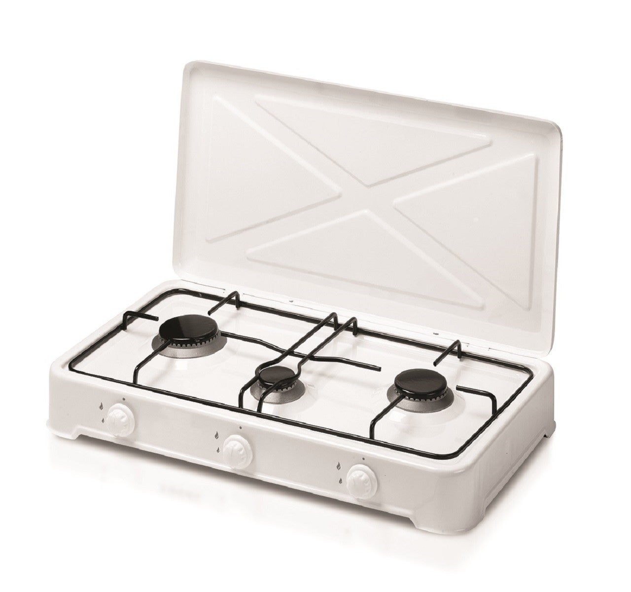 Solthermic Blanco Hornillo Gas Lp300 3 Fuegos 59Cm - Imagen 2