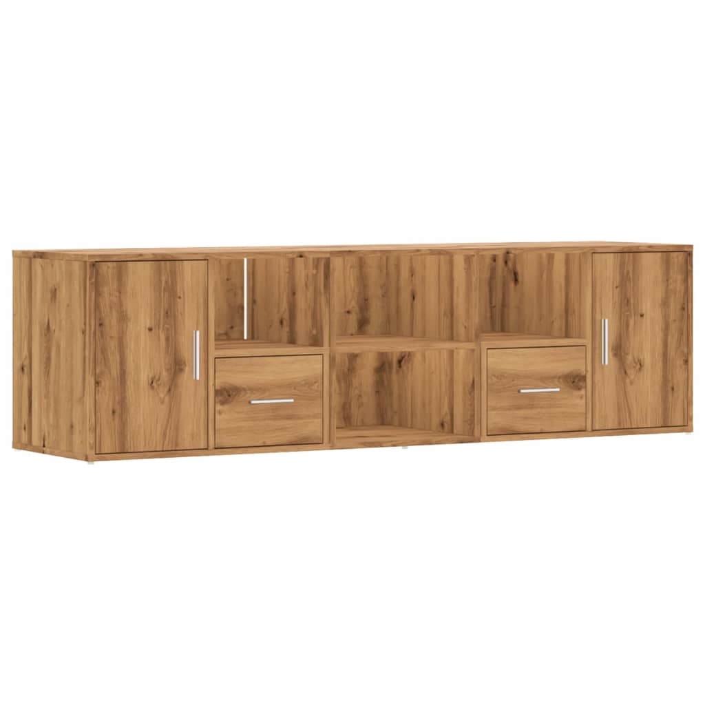 Mueble de almacenaje | mueble de esquina madera ingeniería roble artisian 160x40x45 cm cfw183846