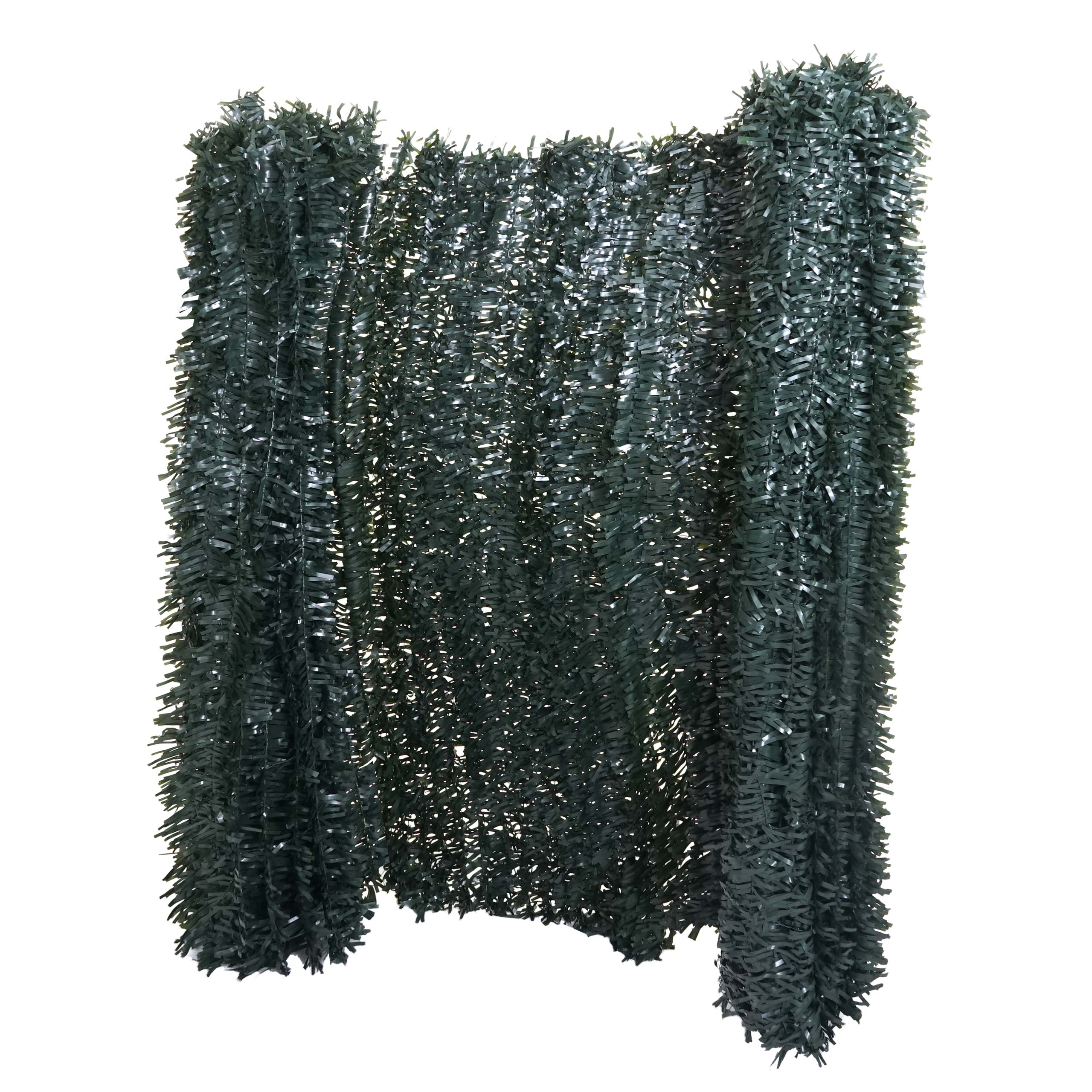 Parawan balkonowy N77, parawan chroniący przed wiatrem do ogrodzenia tarasu balkonowego ~ 300x100cm ciemna jodła