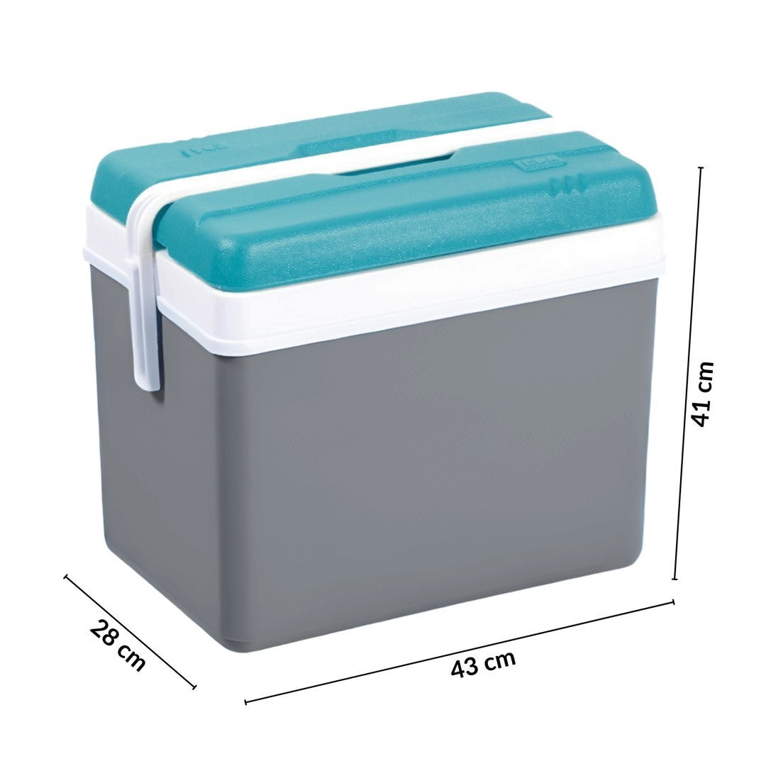 Glacière en plastique solide 35 litres eda - Bleu - 8