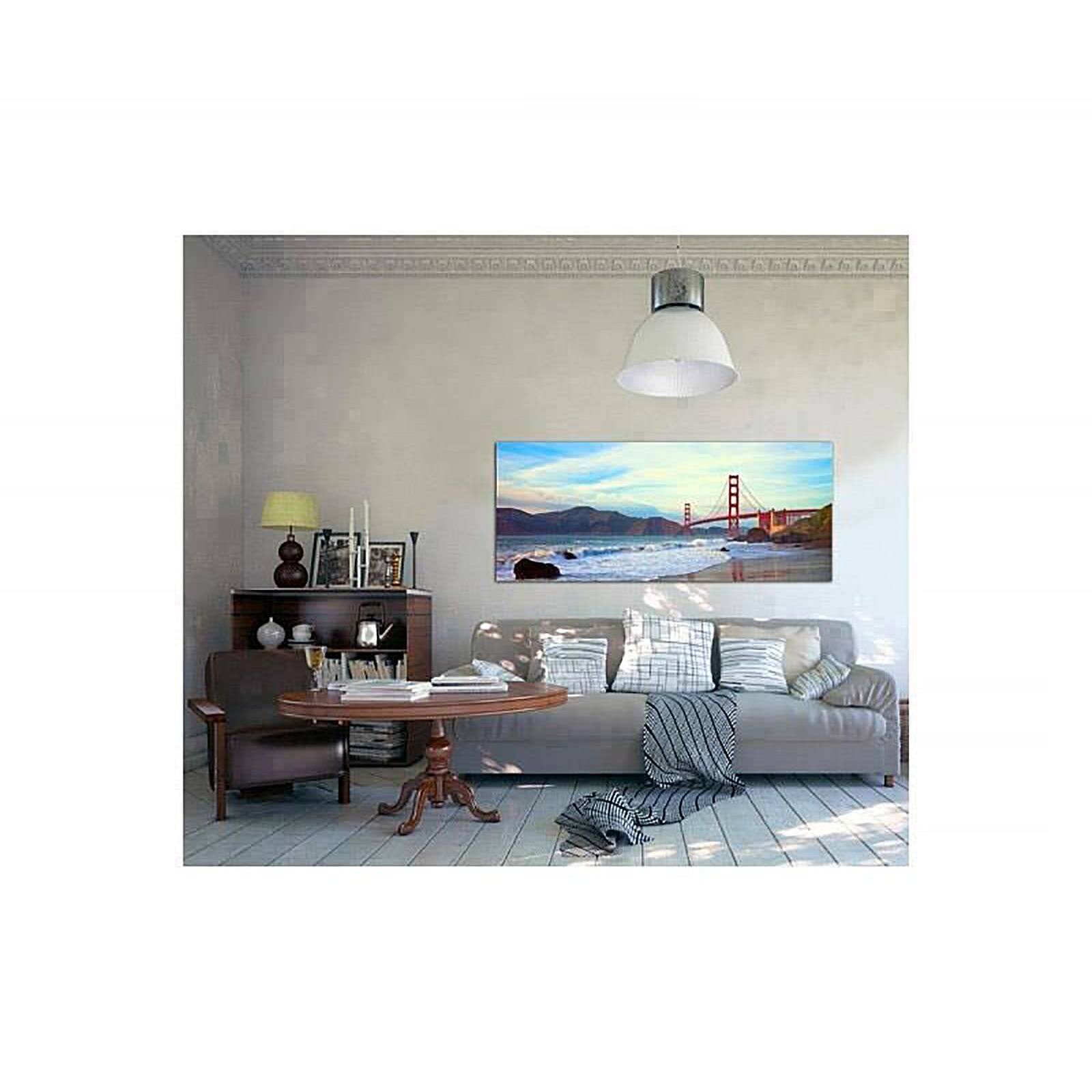 Tableau bois le pont du golden gate - 140 x 45 cm - 2