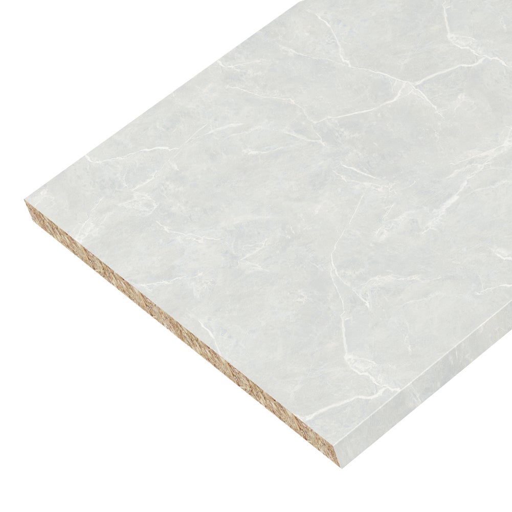 Plan de travail stratifié CPL marbre 2770 x 640 x 28 mm - PEFC 75% - Gamme Essentiel - 2