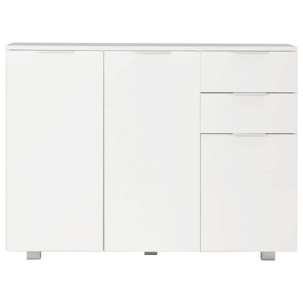 Buffet Blanc brillant 107x35x80,5 cm vidaXL - 4
