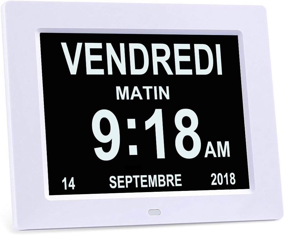 7 Pollice LCD Orologio Digitale Calendario Con Data Giorno E Ora