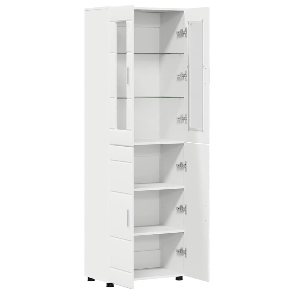 Armoire Haut de rangement - Armoire De Chambre Blanc 60 x 35 x 182 cm Bois d'ingénierie - 5