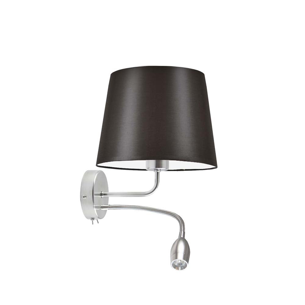 Kinkiet LED lampa ścienna lampa na ścianę z abażurem stożek BLUES