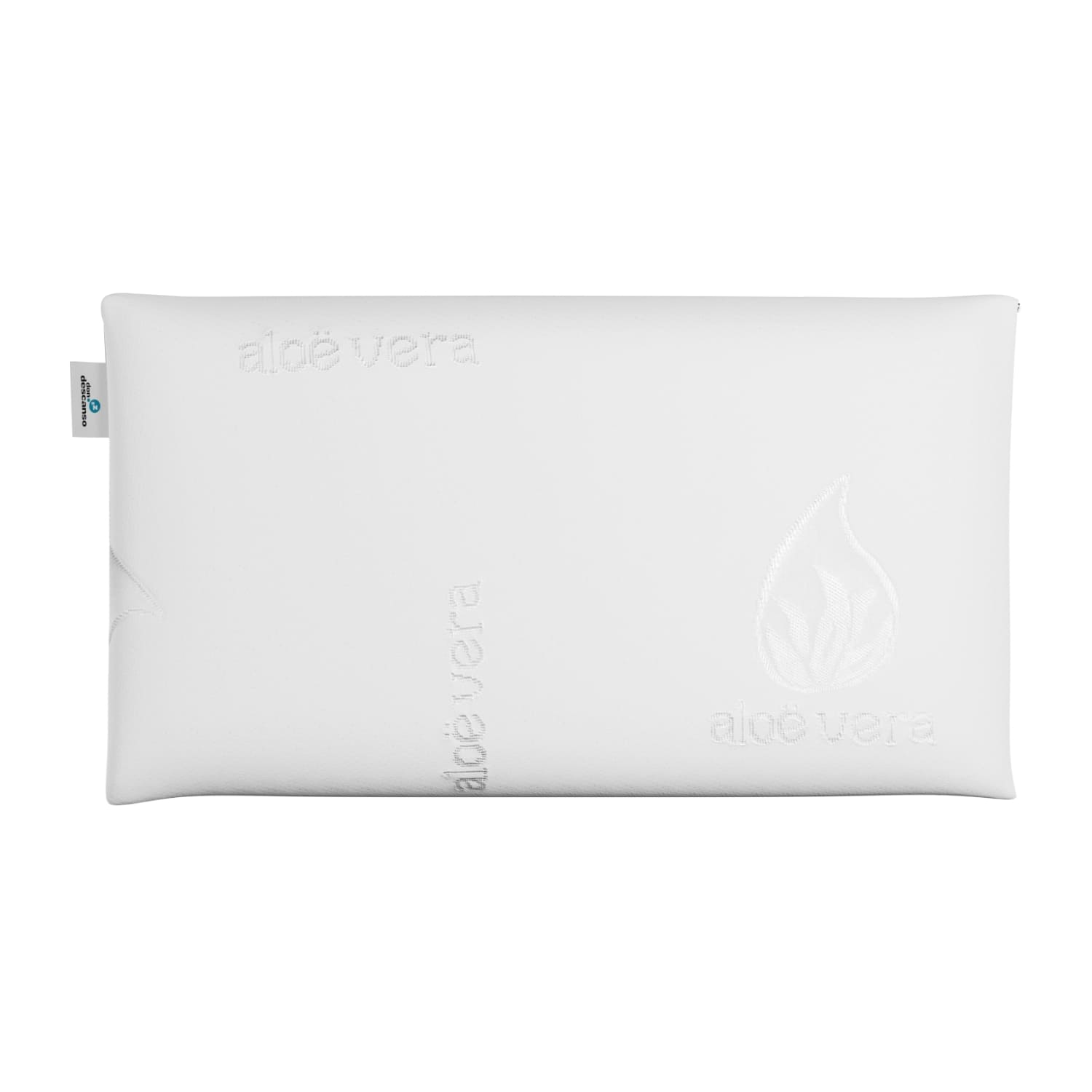 Nalui almohada viscoelástica agatha blanco con doble funda (firmeza media)