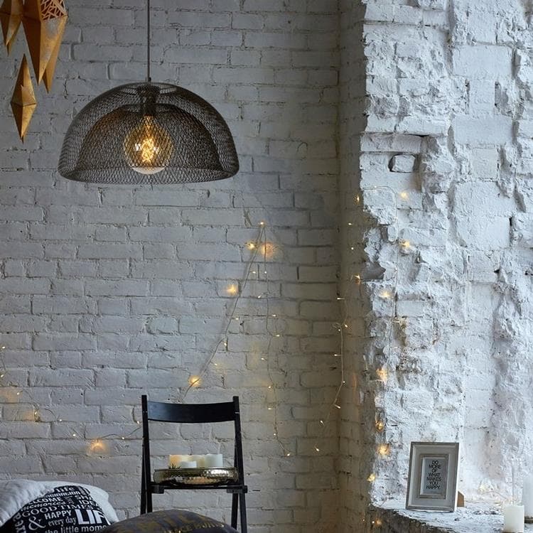 MESH-Suspension en métal perforé Ø46cm - - 2