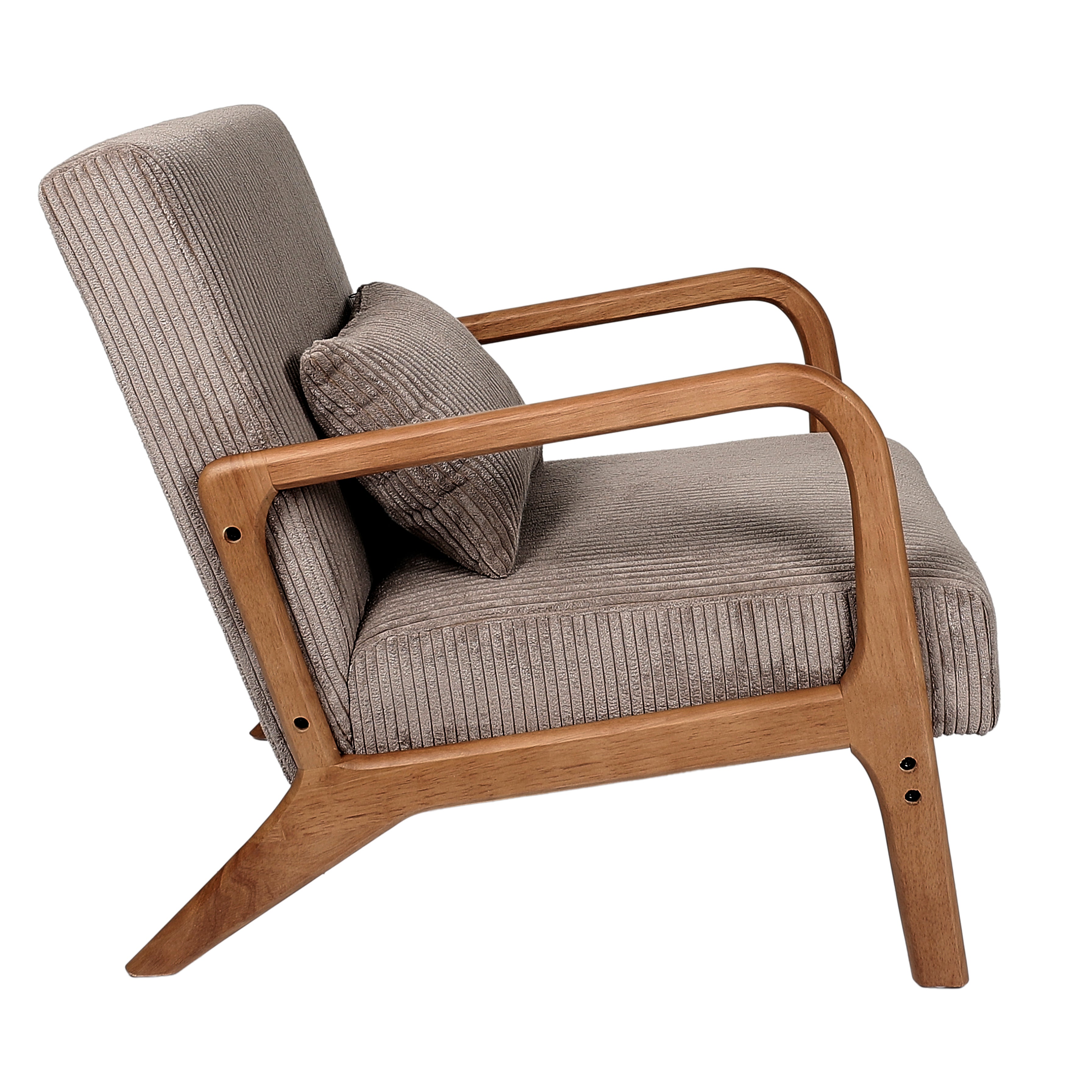 Fauteuil - HOME DECO FACTORY - Design - Confortable - Gris - 3