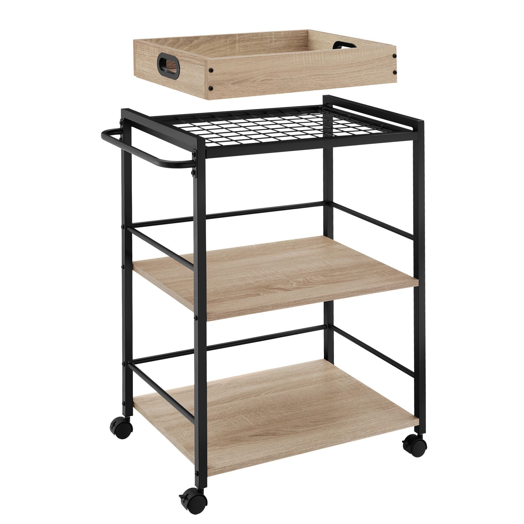 Tectake carrito para cocina estilo industrial