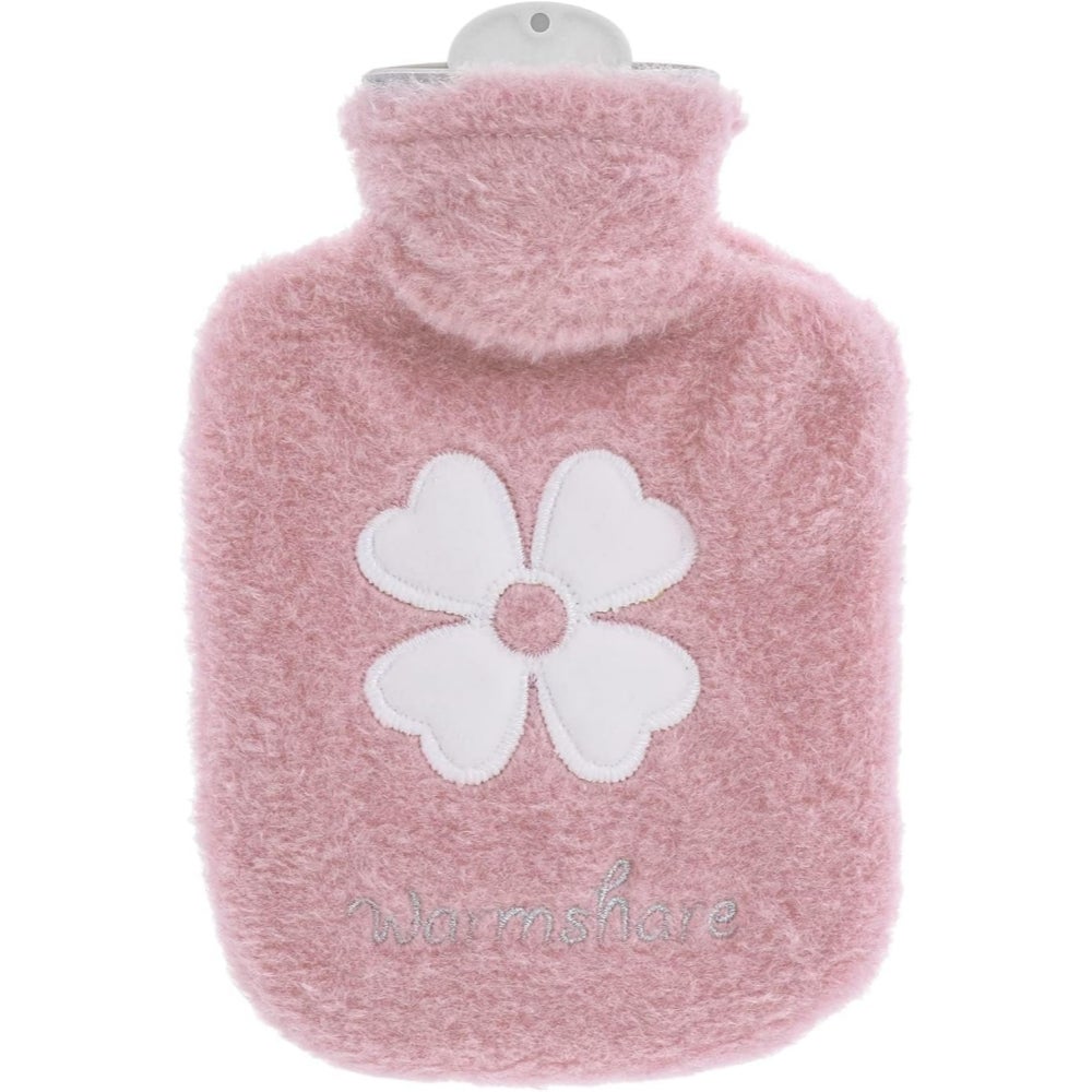 Bouillotte, 2L Bouteille d'Eau Chaude Bouillotte avec Housse Tricotée Sac d'eau Chaude avec couvercle Bouillotte Eau Chaude - Santé - Mieux vivre