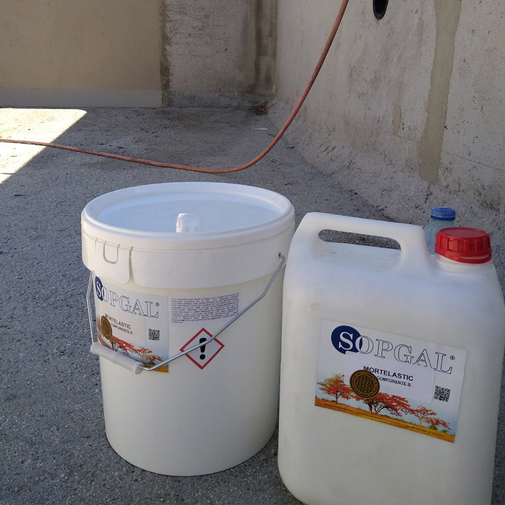 Mortelastic (25+8kg) - Malta elastica bicomponente per piscine, terrazze, pareti esterne... Idonea per superfici umide - 4