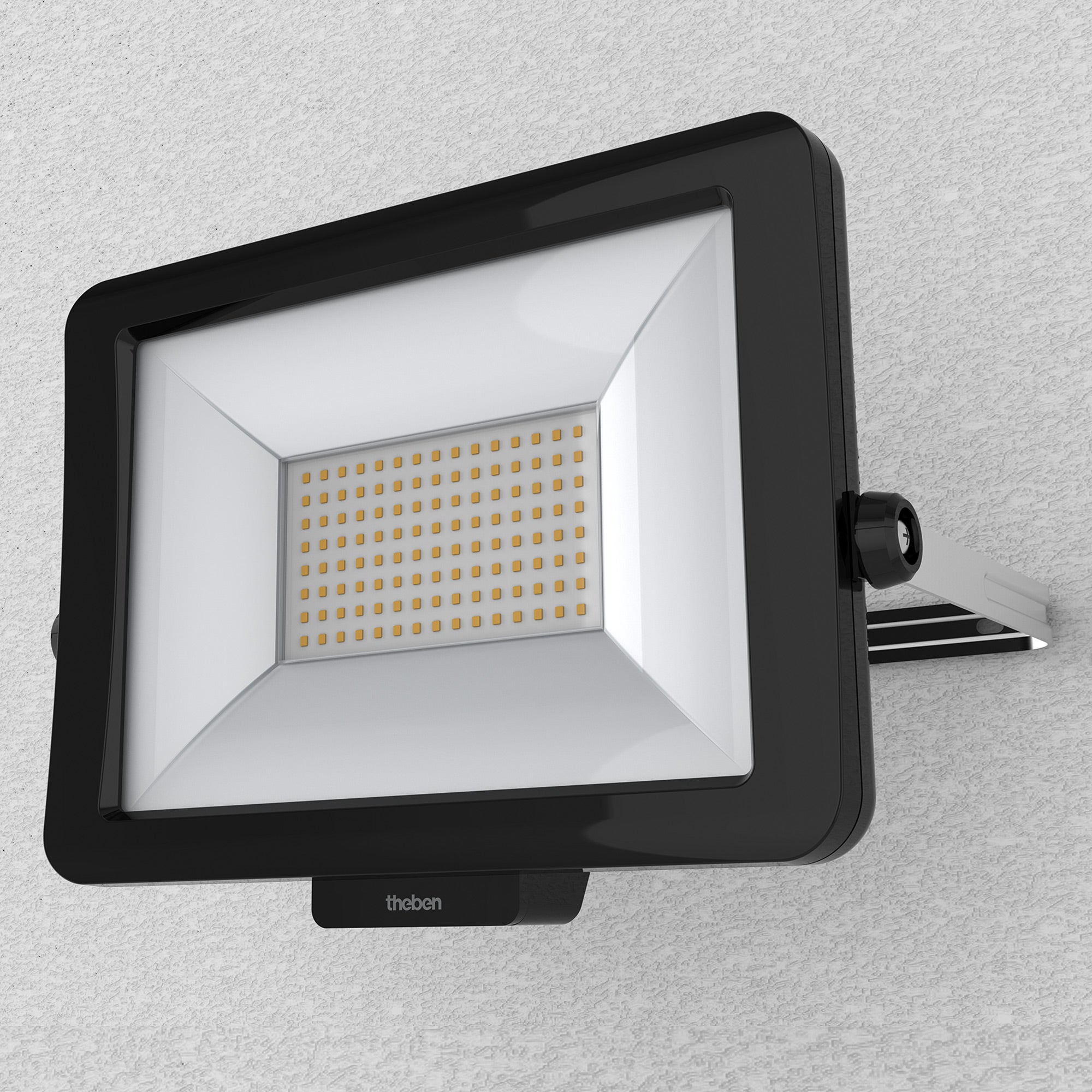 Theben 1020697 theLeda B50L W BK Reflektor LED 50 W, obrotowy 360°, 3000 K, czarny - 7