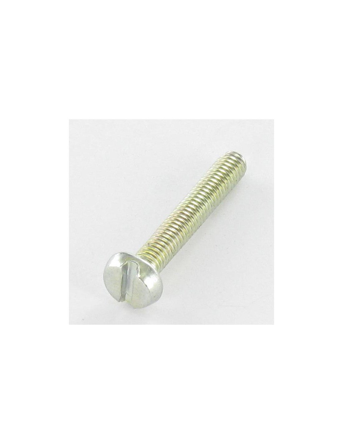 Vite Per Metalli Testa Cilindrica Larga Con Intaglio M4X25 Filettata Su ...
