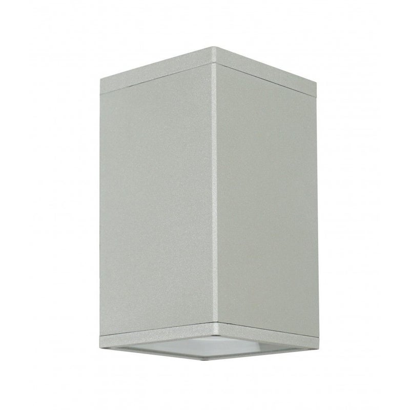 Lampa sufitowa zewnętrzna Adela srebrna 1xE27x60W wym: 21 x 12 x 12 cm aluminium SU-MA