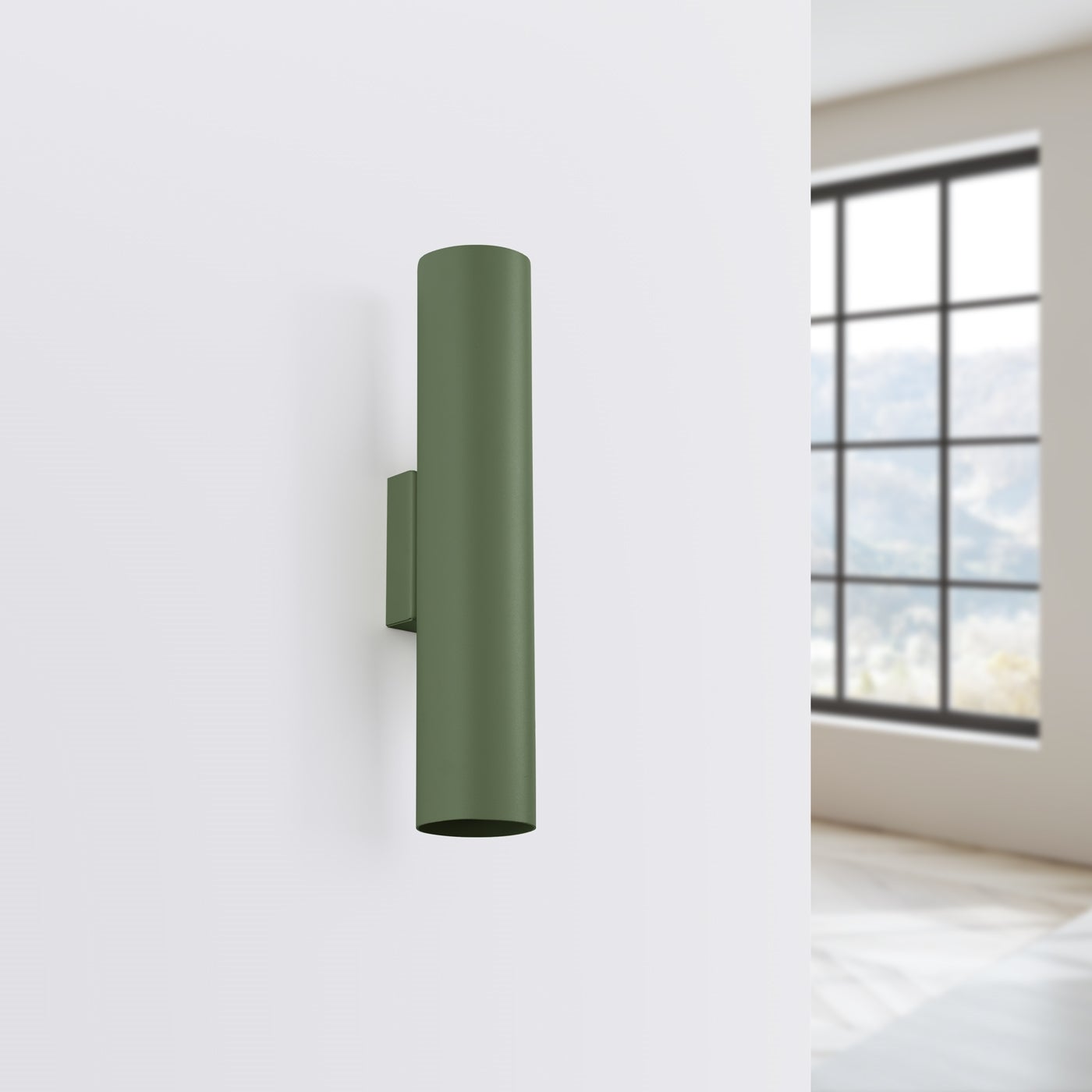 Kinkiet TORIS 2 zielony oliwkowy LED 4000K - 6x8x30cm Sollux