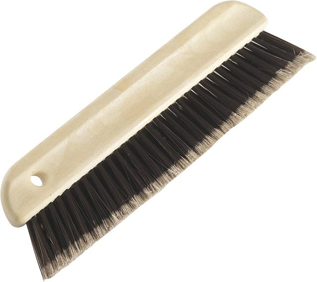Brosse à Tapisser Manche Polypropylène 300 mm - Fibres Vinyl 3 Rangs - Encoller et Lisser Papier Peint