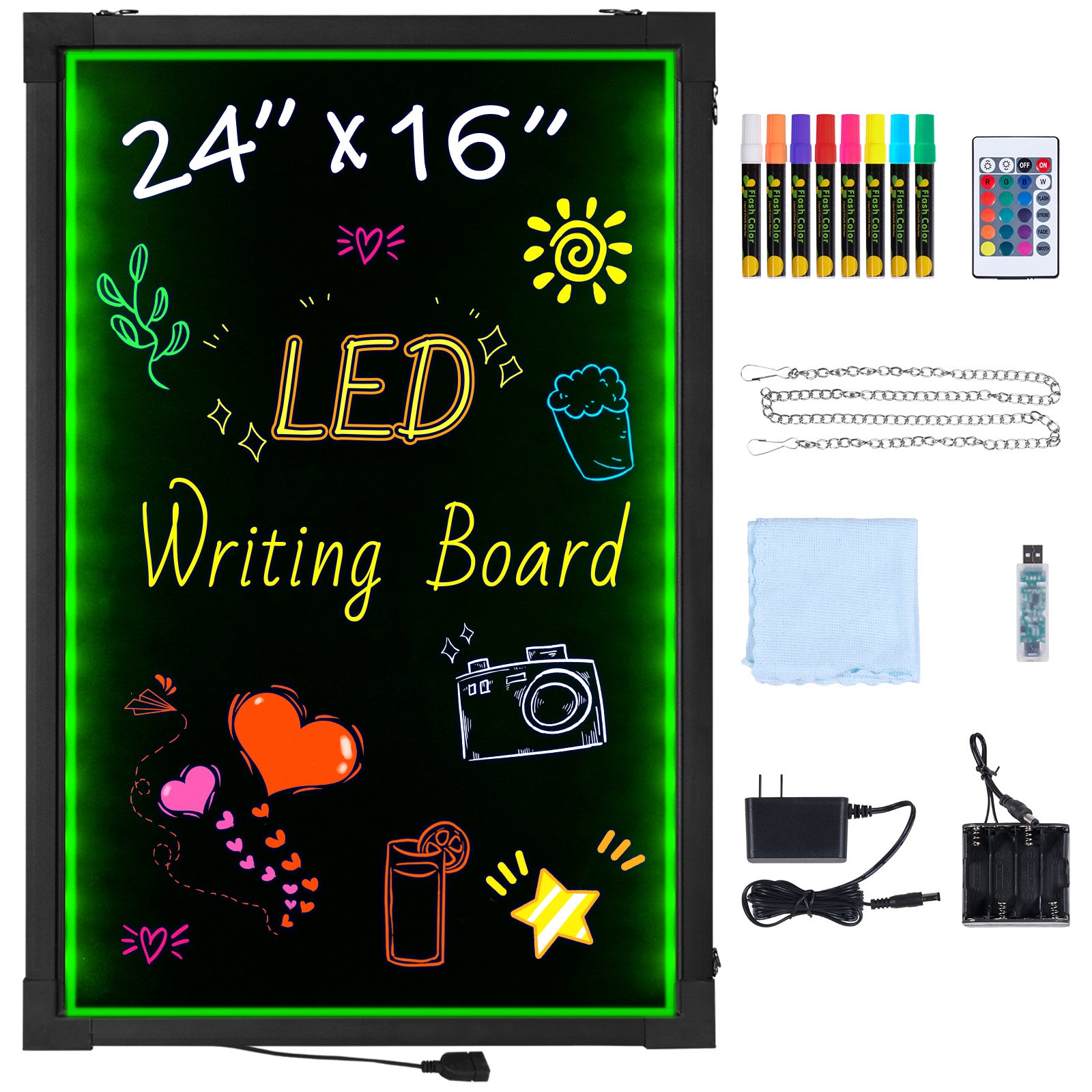 Tableau d'écriture LED 24 x 16