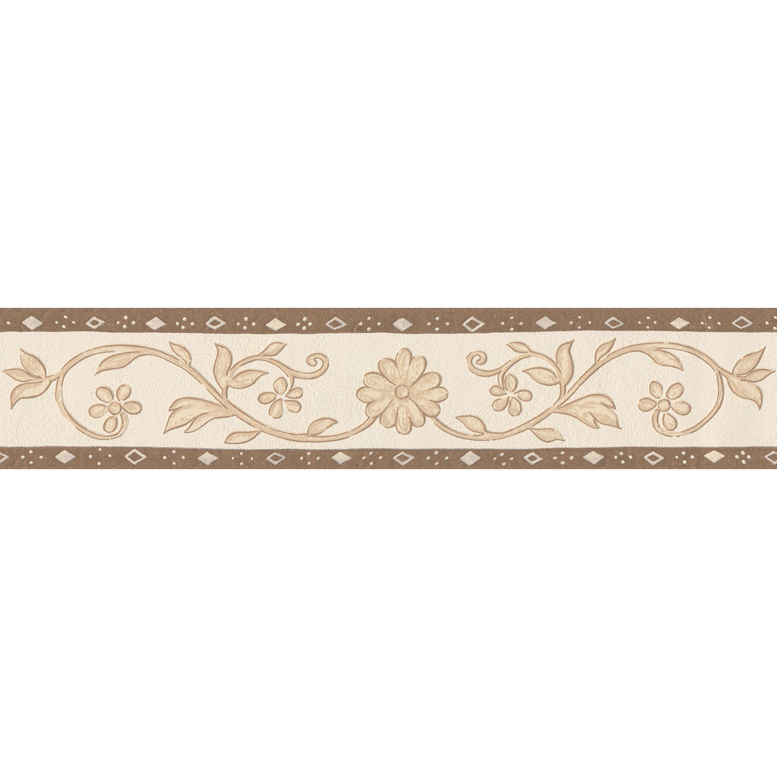 Cenefas marrón y beige cenefas modernas y elegantes para pasillo, dormitorio y salón cenefas vinílicas con flores modernas