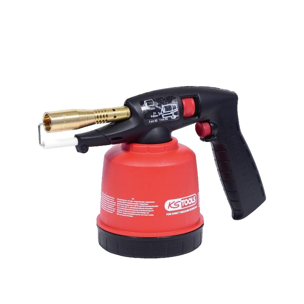 Palnik KS TOOLS 903.5902 Płomień do 1700 °C Zapłon Piezoelektryczny