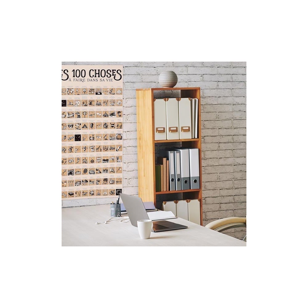 Poster à gratter Les 100 choses à faire dans sa vie Sil - 2