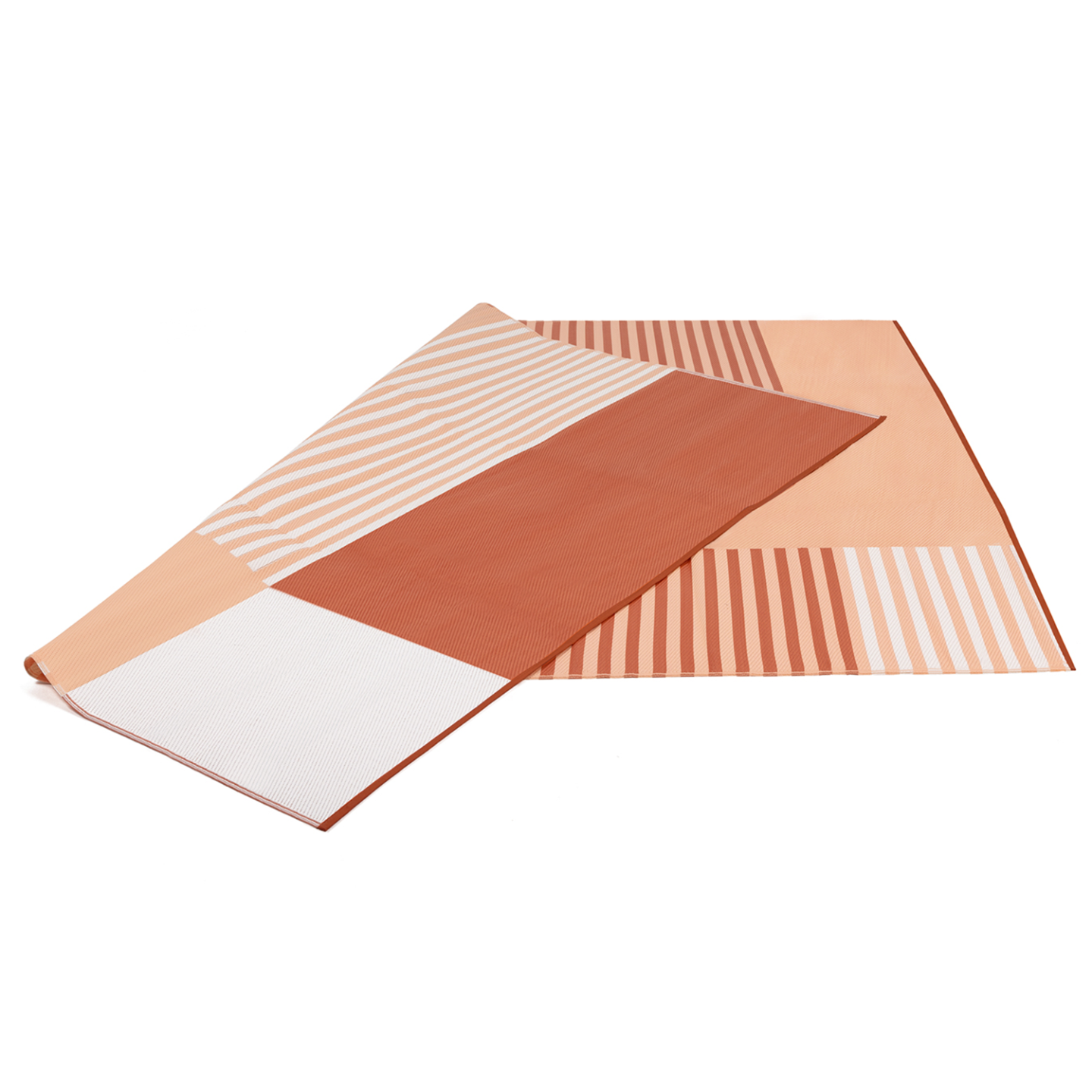 Tapis extérieur GEOMETRIQUE terracotta 270 x 370 CM - 3
