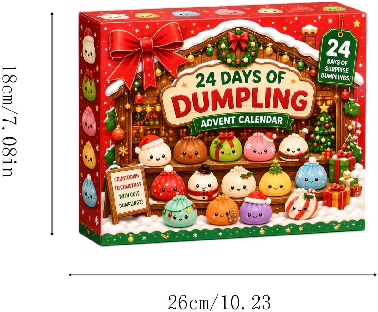 Squishy Calendario de Adviento 2026, 24 mini juguetes fidget sorpresa ...