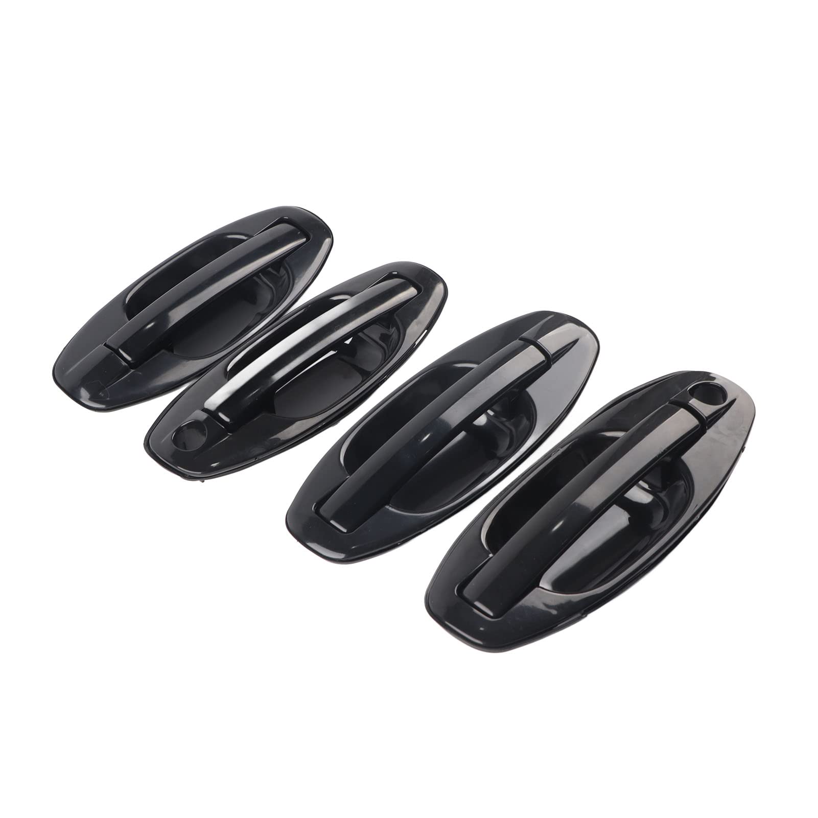 Couvercles De Poignées De Porte BMW – Lot De 4, ABS Noir Brillant – Protection Anti-rayures Pour E87, F30, X1-X6