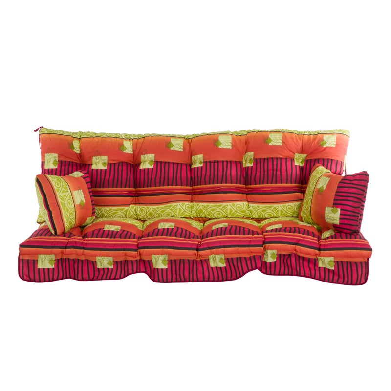 Komplet poduszek na huśtawkę 175 cm Ravenna pomarańczowe Patio