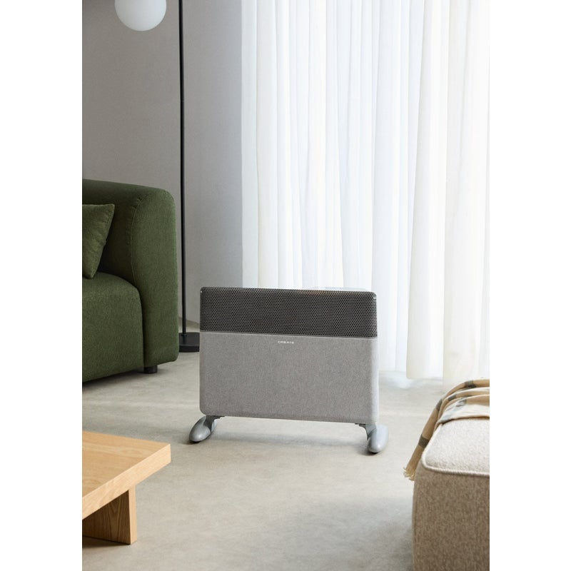 WARM TEXTILE INVERTER - Konwektor Inverter ścienny lub podłogowy z WiFi 1500W / 2000W