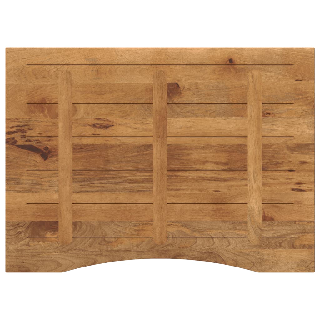 Maison Exclusive - Dessus de bureau avec courbe 100x80x2,5 cm manguier massif brut - 5