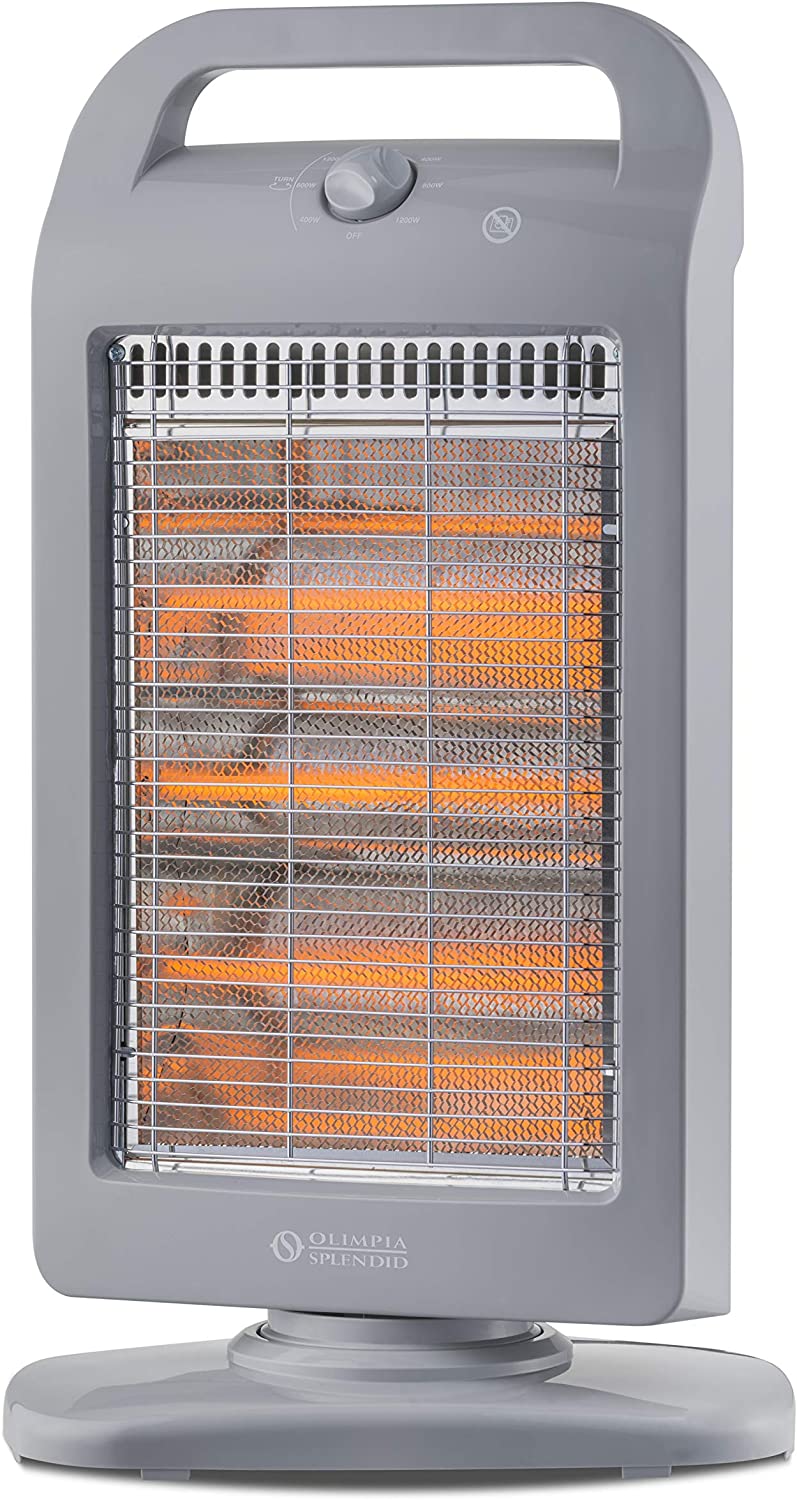 Radiateur Infrarouge Olimpia Splendid 1100W - Chauffage Électrique Oscillant - Sécurité Anti-Bascule