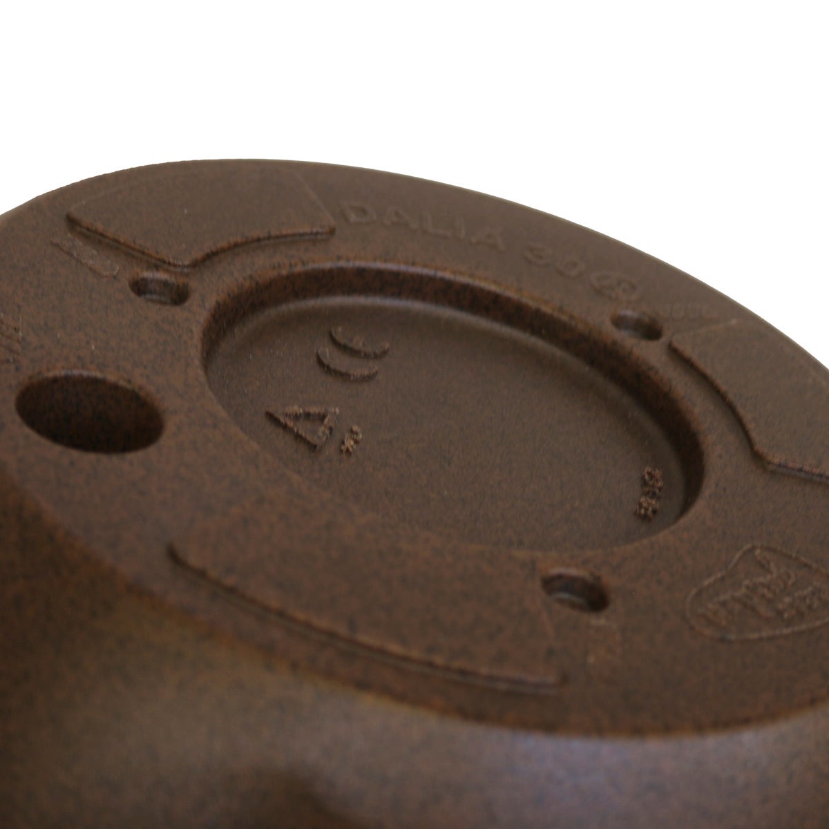 DALIA 30 - Pot rond pour plantes et fleurs en polyéthylène ø30x22,5 cm pour l'extérieur et l'intérieur très résistant. Couleur bronze - 2