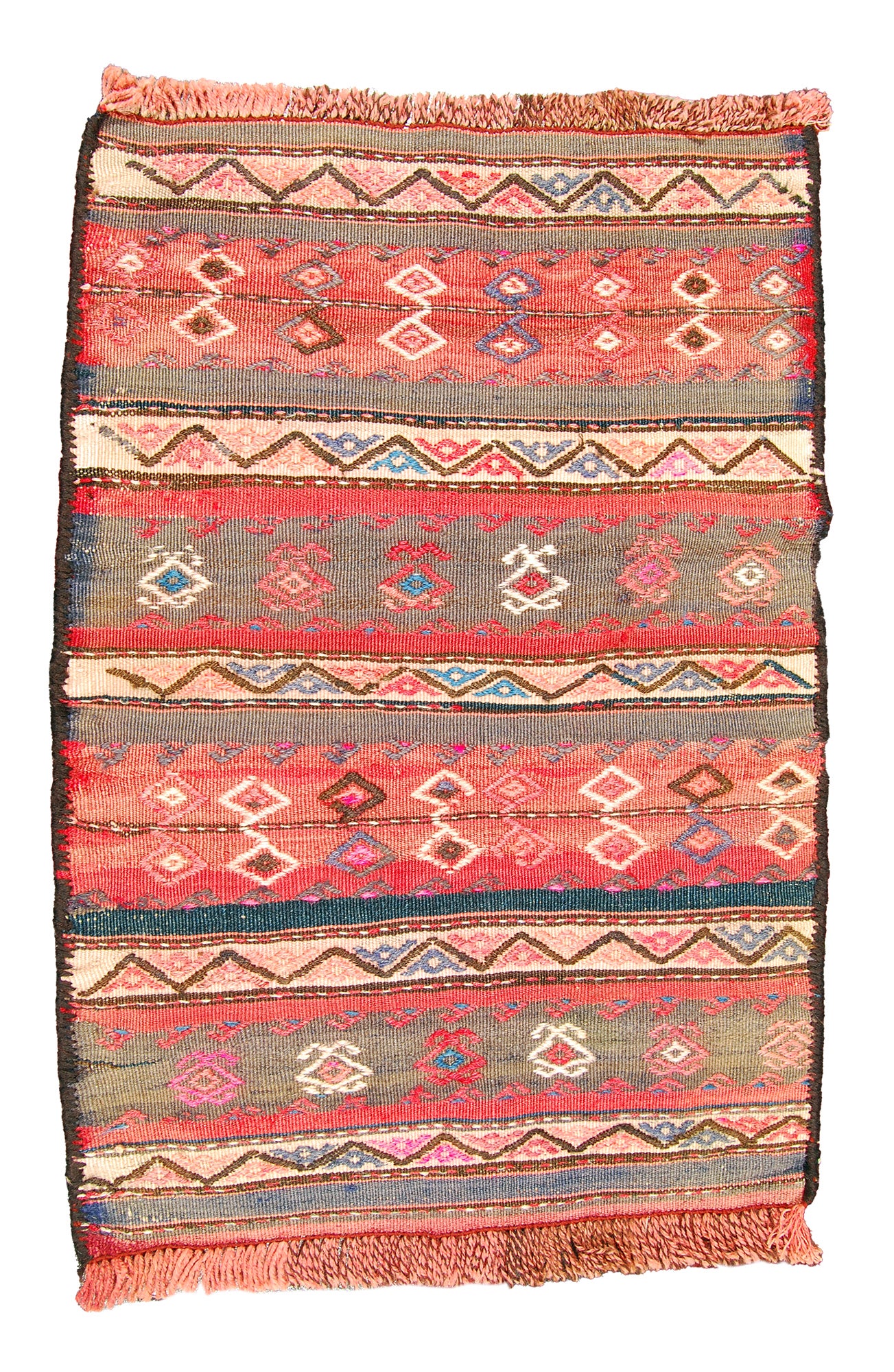 Oryginalny ręcznie robiony orientalny dywan, wymiary: 80x56 cm z certyfikatem autentyczności