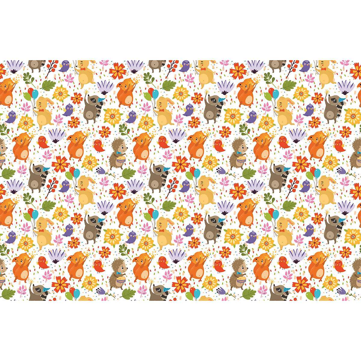 Pegatina muebles para niños animales en las cercanías - adhesivo de pared - revestimiento sticker mural decorativo - 40x60cm - 2