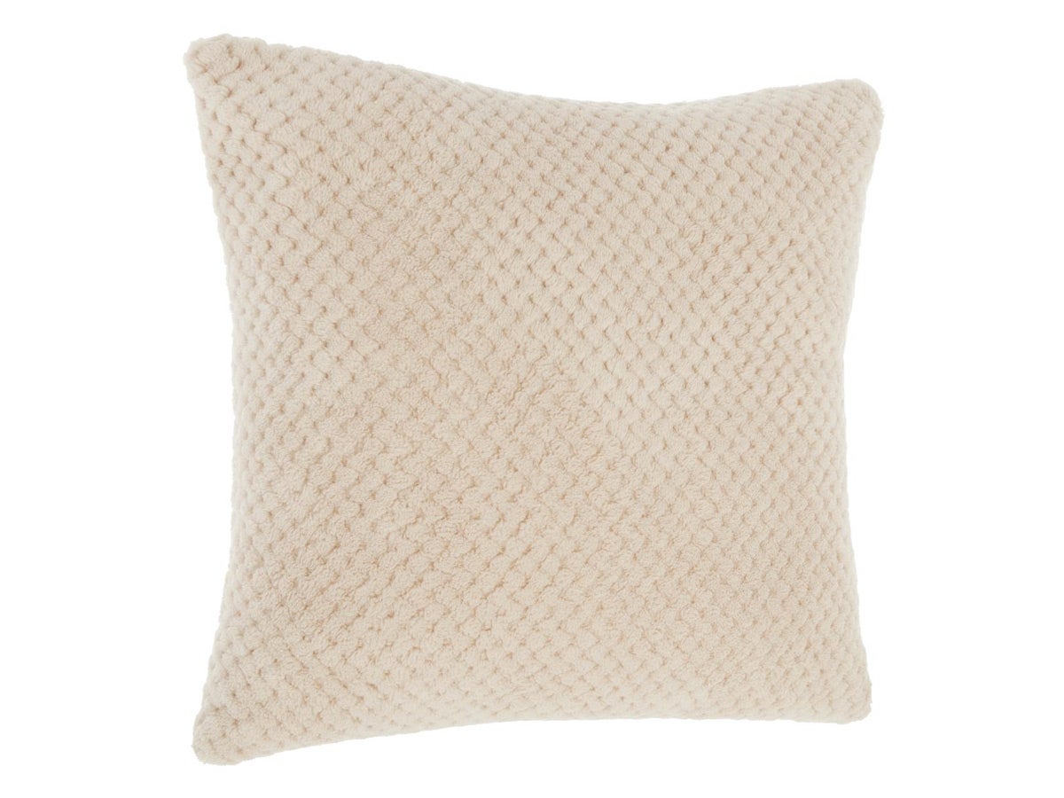 Atmosphera Türkeil Popcorn Design - 31x24cm Hellgrau - Polyester Mit Sandfüllung