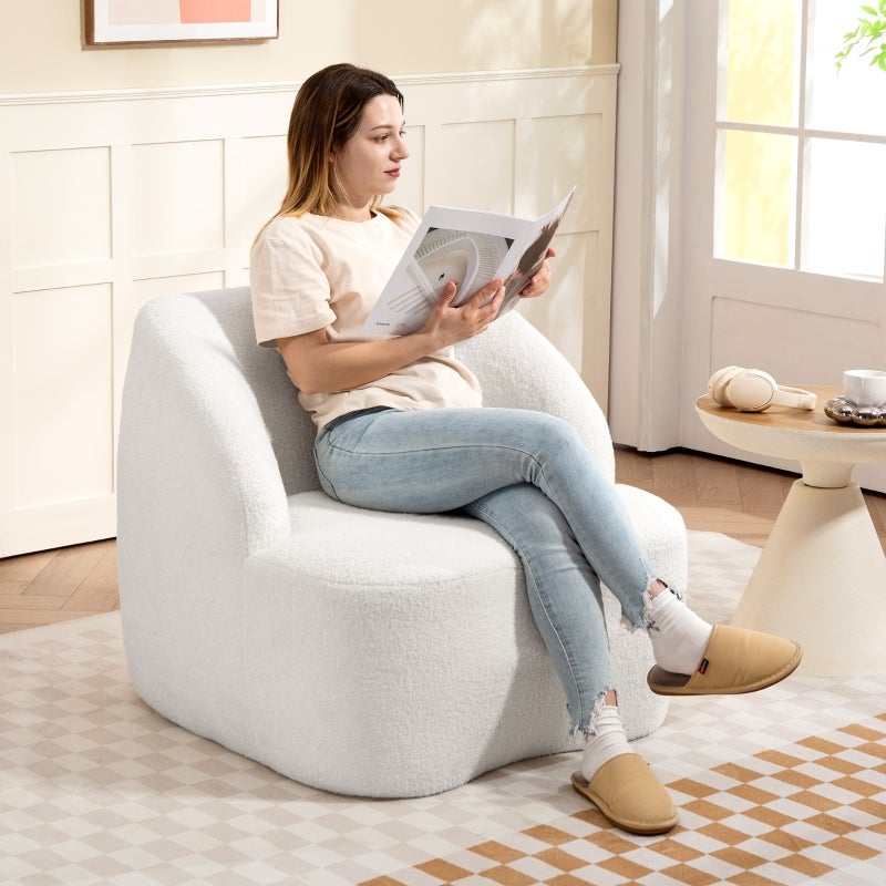 HOMCOM Fauteuil De Relaxation Et Massage Inclinaison Dossier Repose Pied Reglable Revetement Synthetique Gris~1b3ri6uc1eg01